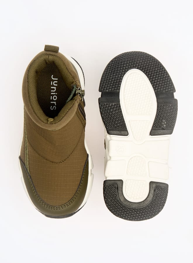 جونيورز بوت عالي بسحاب بتصميم بارز - Image 4