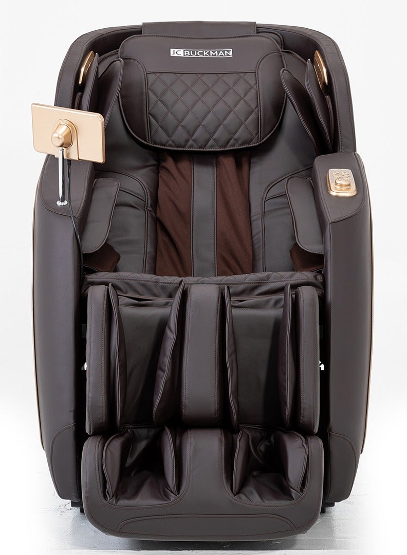 جيسي باك مان كرسي التدليك الكامل للجسم RejuvenateUs ثلاثي الأبعاد من JC BUCKMAN مع 18 برنامجًا تلقائيًا، وأجهزة استشعار ذكية، وجاذبية صفرية، ومسار طويل للغاية، وعلاج حراري، ووضع التمدد، ومكبرات صوت بلوتوث، و8 تقنيات تدليك - Image 3