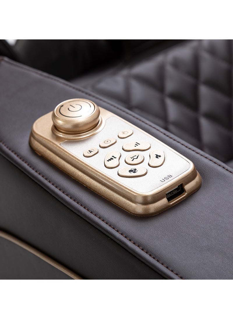 جيسي باك مان كرسي التدليك الكامل للجسم RejuvenateUs ثلاثي الأبعاد من JC BUCKMAN مع 18 برنامجًا تلقائيًا، وأجهزة استشعار ذكية، وجاذبية صفرية، ومسار طويل للغاية، وعلاج حراري، ووضع التمدد، ومكبرات صوت بلوتوث، و8 تقنيات تدليك - Image 2