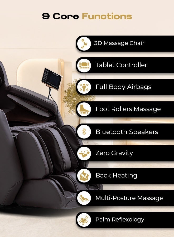JC Buckman RejuvenateUs 3D Full Body Massage Chair with Free Massage Gun – 18 Auto Programs, Smart Sensors, Zero Gravity, SL Track, Heat Therapy, Stretch Mode, 8 Massage Techniques, 3 Years Warrant - Image 3