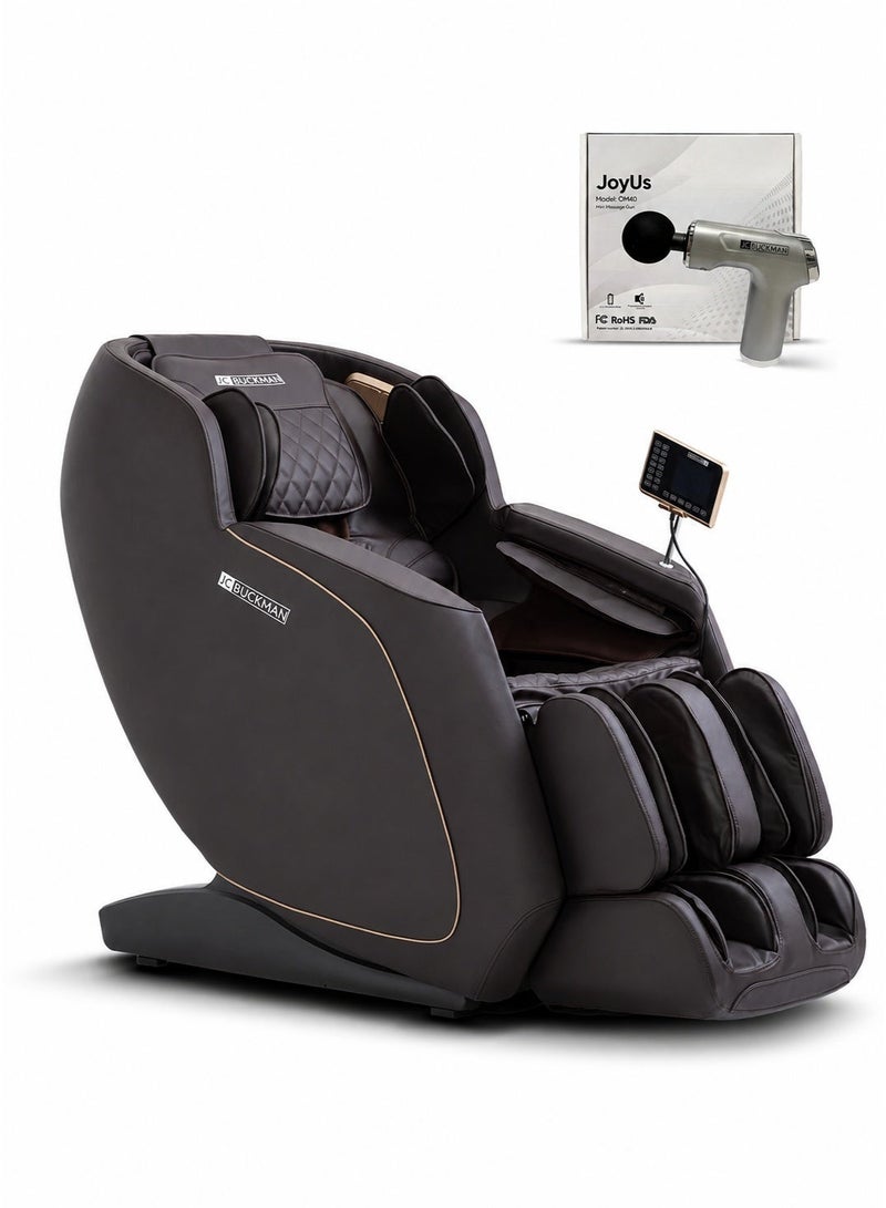 JC Buckman RejuvenateUs 3D Full Body Massage Chair with Free Massage Gun – 18 Auto Programs, Smart Sensors, Zero Gravity, SL Track, Heat Therapy, Stretch Mode, 8 Massage Techniques, 3 Years Warrant - Image 1