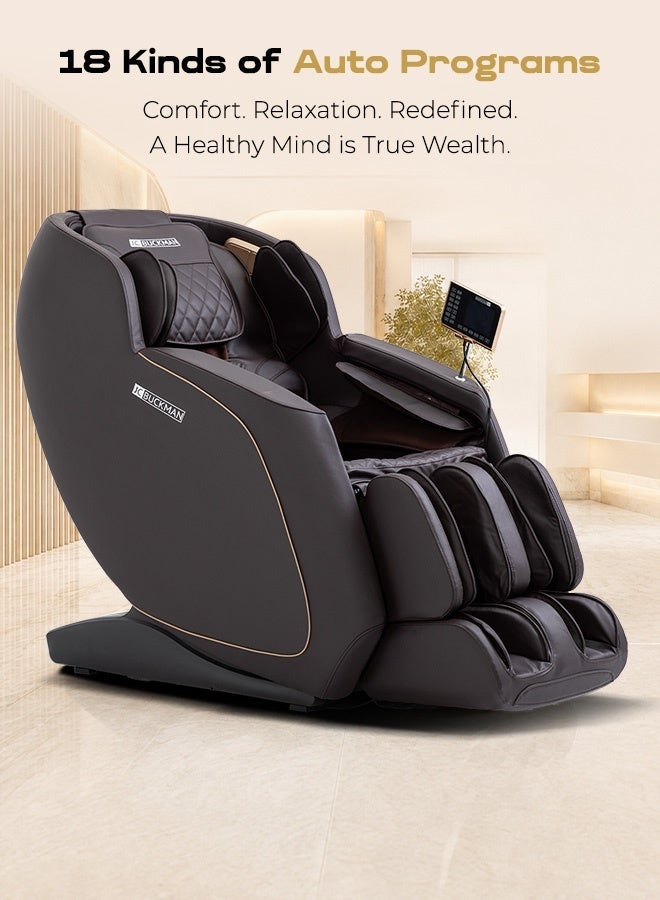 JC Buckman RejuvenateUs 3D Full Body Massage Chair with Free Massage Gun – 18 Auto Programs, Smart Sensors, Zero Gravity, SL Track, Heat Therapy, Stretch Mode, 8 Massage Techniques, 3 Years Warrant - Image 2