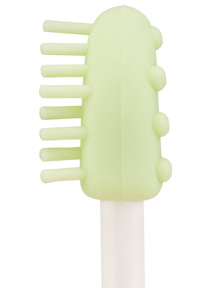 Toothbrush & Massager Set ROXY-KIDS Safe Gum Massage & First Teeth Care, Anti-Swallow Stopper, Suction Cups, BPA-Free Materials - Image 3