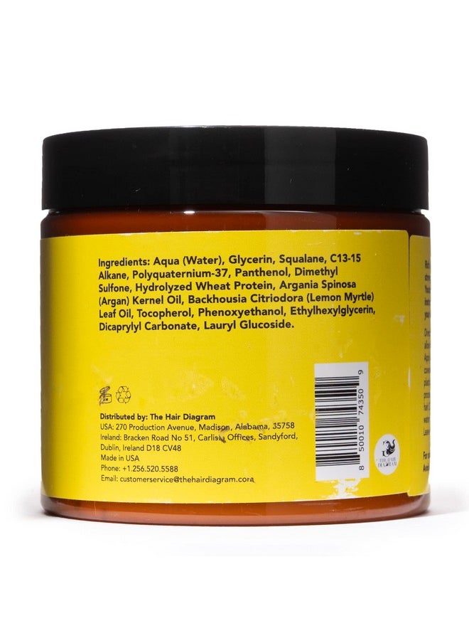 The Hair Diagram - He Hair Diagram Ashley Marie Protein Conditioner Treatment Natural Strengthening Conditioner Enriched With Argan Oil & Hydrolyzed Wheat Protein Color Safe Paraben & Sulfate Free 12Oz - Image 1
