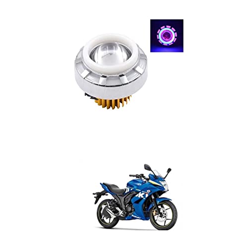 XZRTZ Dual Aperture Hi/Low Beam LED Projector Headlight For Motorcycle Angel Eyes Devil Eyes Halo Compatible With S-uzuki Gixxer SF - Image 3