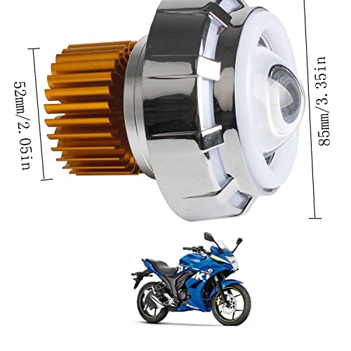 XZRTZ Dual Aperture Hi/Low Beam LED Projector Headlight For Motorcycle Angel Eyes Devil Eyes Halo Compatible With S-uzuki Gixxer SF - Image 4