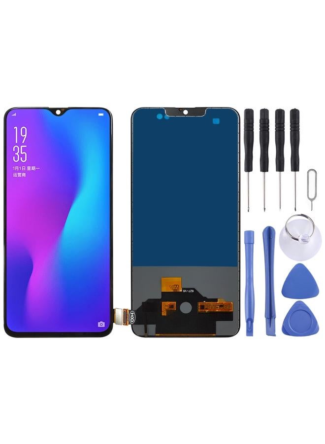 erorex Replacement TFT LCD Screen for OPPO R17 / RX17 Pro / R17 Pro / RX17 Neo with Digitizer Full Assembly Black - Image 1