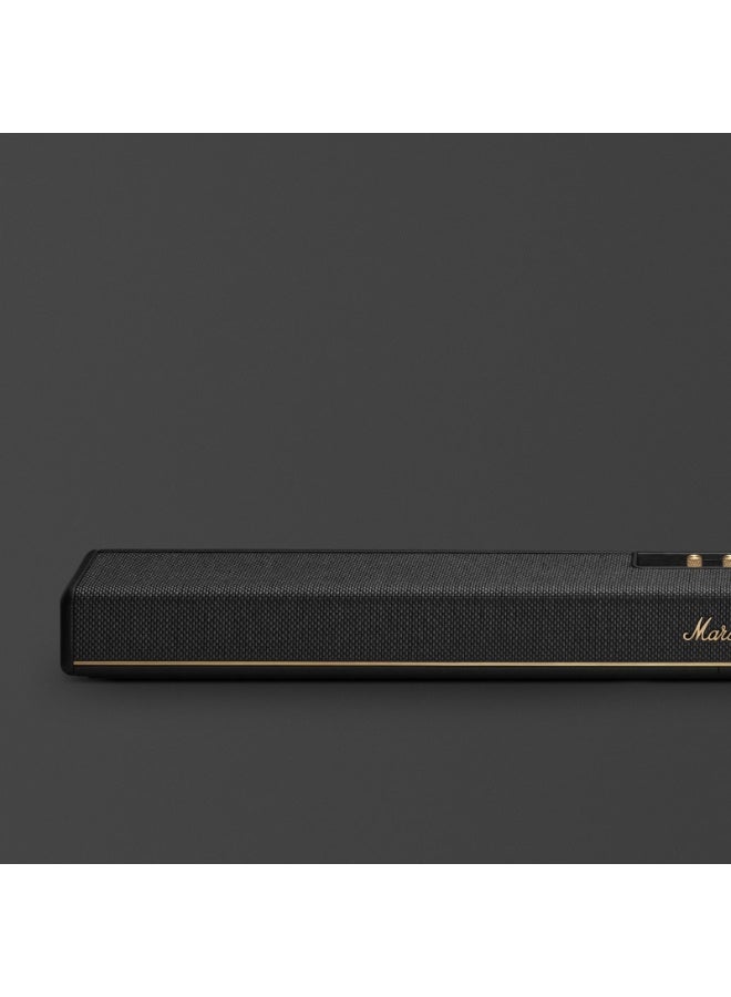 Marshall Heston 120 Soundbar with Dolby Atoms Immersive Sound - Powerful Bass / Sound Modes / App Control / Multi Wireless Connectivity / Bluetooth 5.3V / Integrated Music Services - Black - Image 4