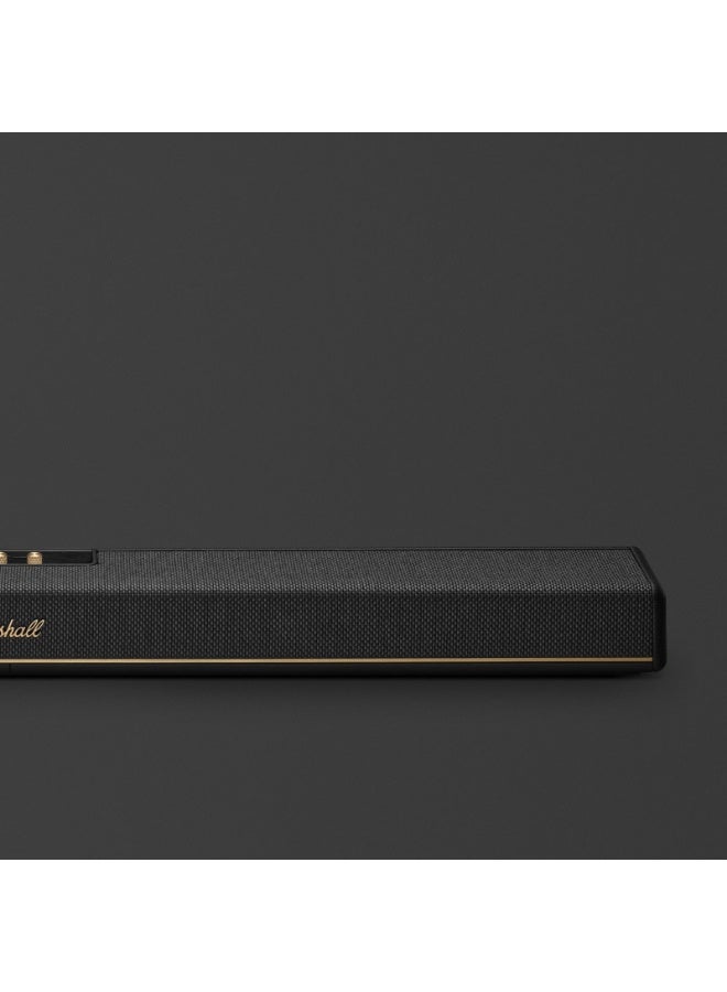 Marshall Heston 120 Soundbar with Dolby Atoms Immersive Sound - Powerful Bass / Sound Modes / App Control / Multi Wireless Connectivity / Bluetooth 5.3V / Integrated Music Services - Black - Image 5