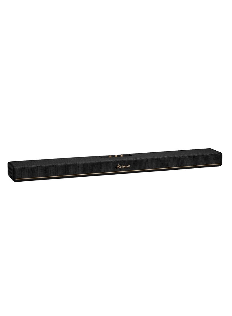 Marshall Heston 120 Soundbar with Dolby Atoms Immersive Sound - Powerful Bass / Sound Modes / App Control / Multi Wireless Connectivity / Bluetooth 5.3V / Integrated Music Services - Black - Image 1