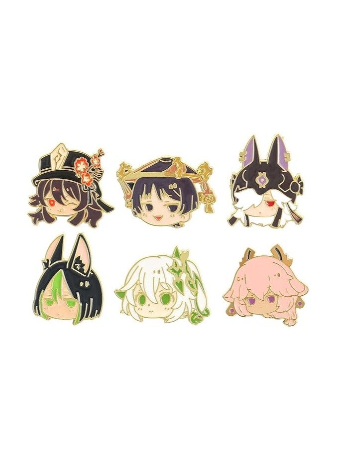 عام "مجموعة دبابيس إنامل للحقيبة - شخصيات كلاسيكية من الألعاب والأنمي، إكسسوارات إبداعية معدنية للطيات، هدايا جامعي المقتنيات وزينة الكوزبلاي" - Image 1