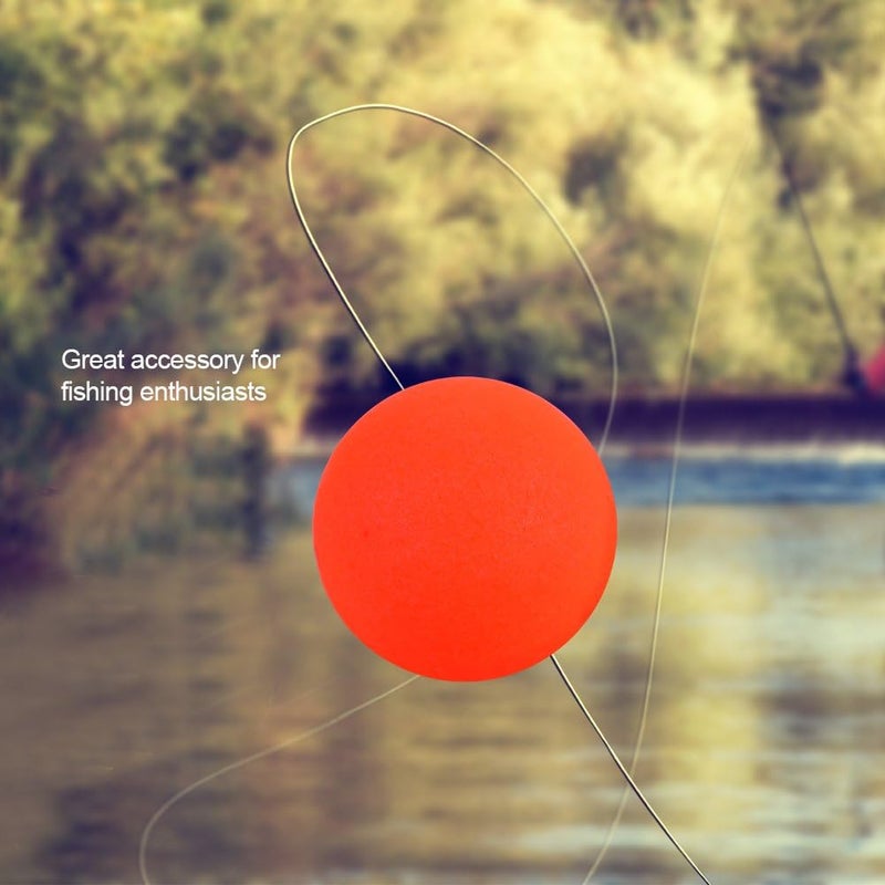 woobles Fishing Floats Balls, Ultra-Light EPS Foam Buoyancy Ball Red Fishing Float Strike Indicator Fishing Accessory 100Pcs - Image 5