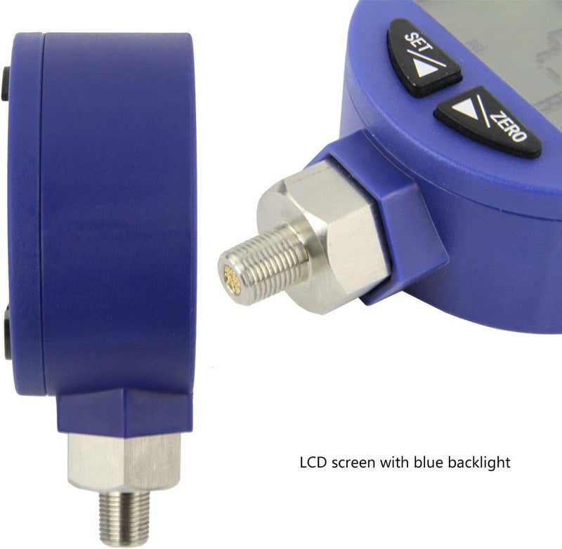 Elitech Refrigeration HVAC Digital Pressure Gauge Set 145500 PSI  145800 PSI 18 NPT - Image 5