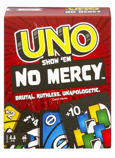 UNO No Mercy Games, Classic Card Game, Ideal Games for Kids