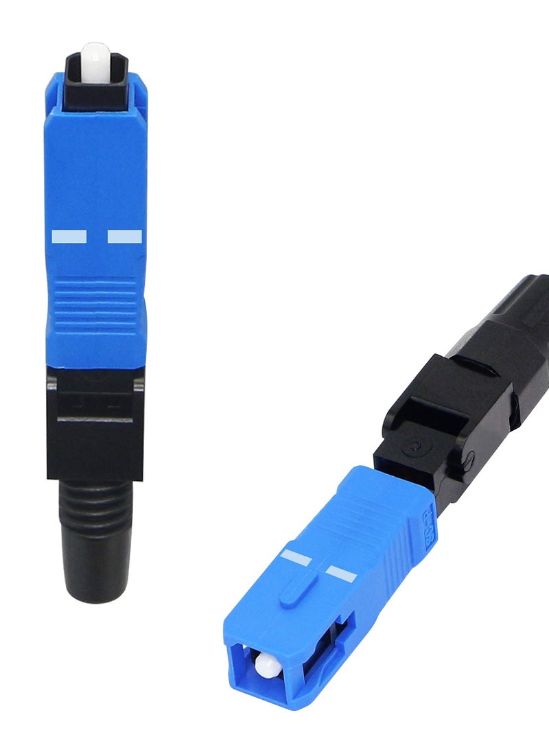 Y&D - FTTH SC/ UPC (APC)-C Fiber Quick Connector, Optic Fast Connector Adapter for ODF CATV (10PCS) - Image 1