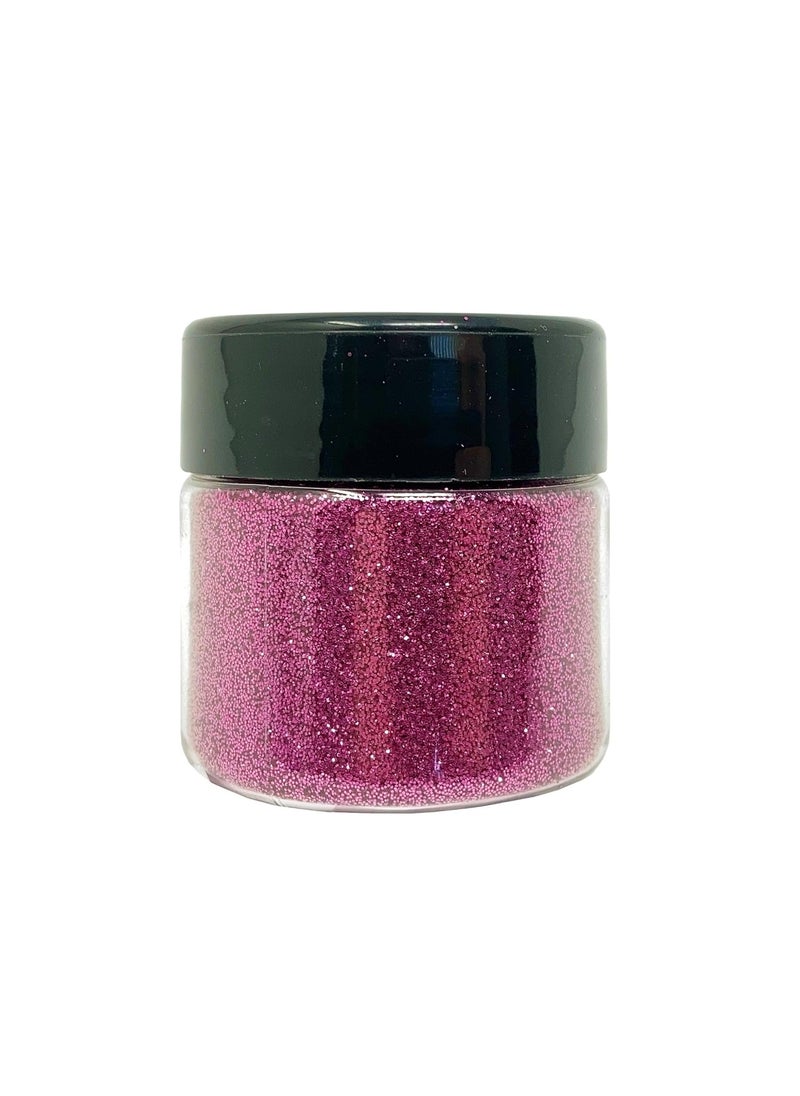 DIY Kit Creations - Biodegradable Magenta Pink Ultra-Fine Cosmetic Grade Glitter 0.75 oz jar - Vegan & Cruelty Free - Image 1