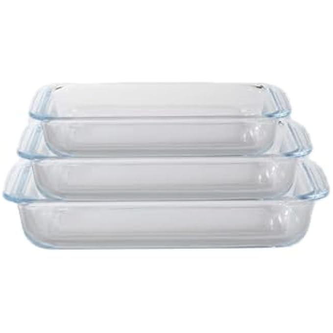 ريحني صينية خبز مستطيلة بثلاث قطع من BRS شفاف RF8802 - Image 2