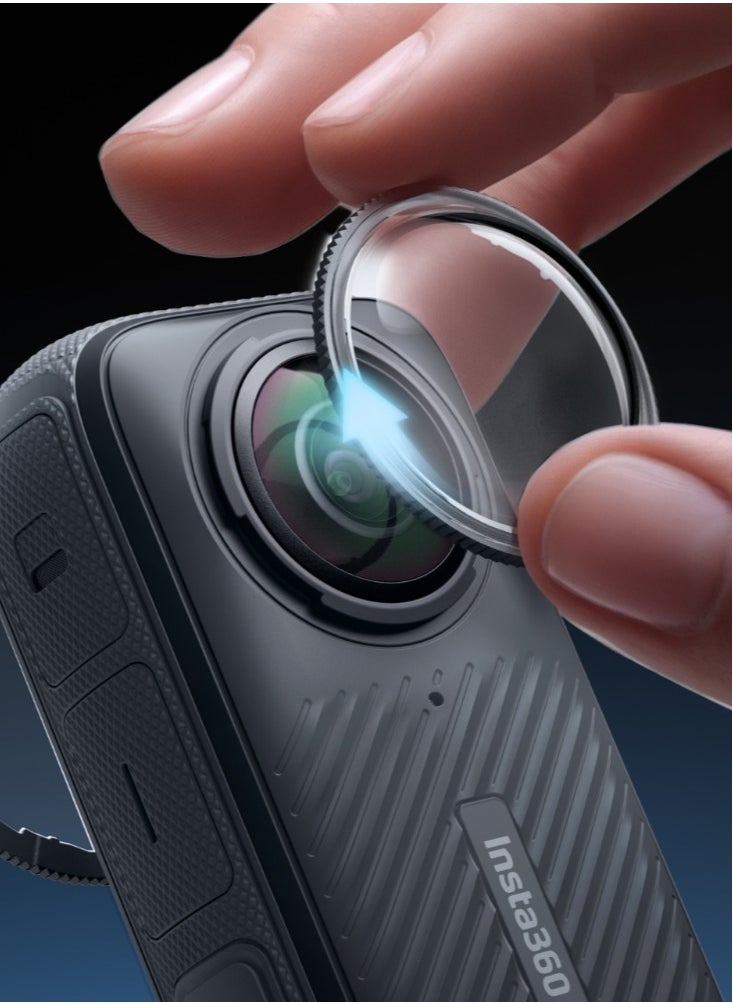 Insta360 X4 Protection Standard Lens Guards - Clear  - Image 4