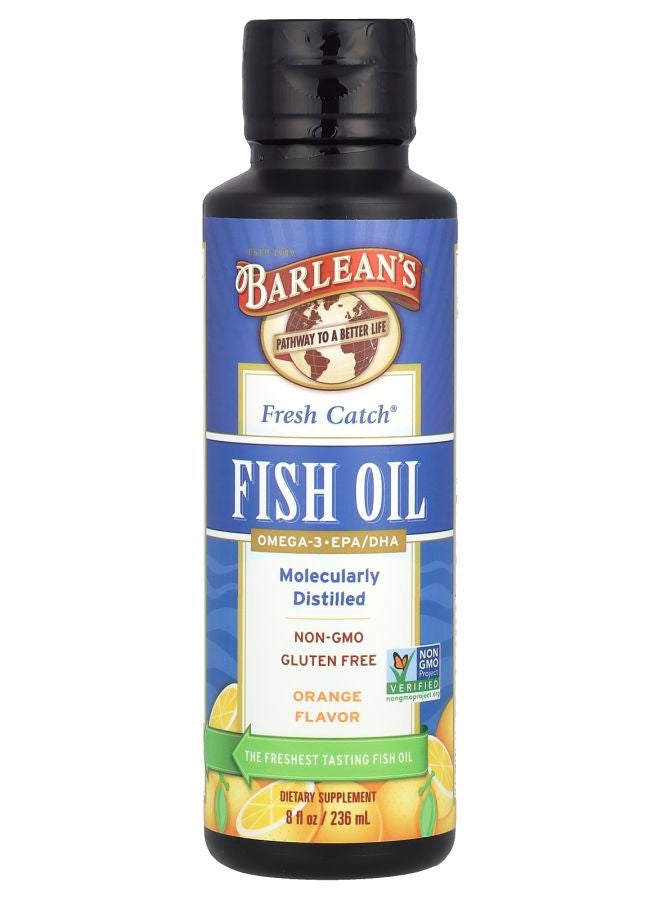 Fresh Catch® Fish Oil Omega-3 EPA/DHA Orange 8 fl oz (236 ml)