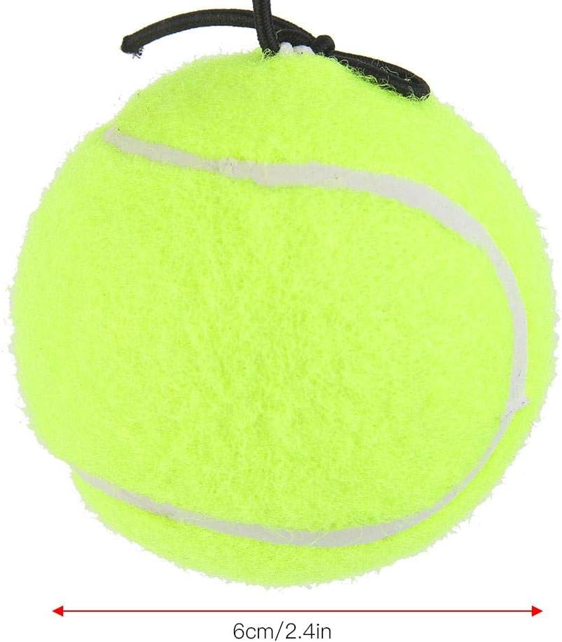 DOACT Tennis Beginner Training Ball with Elastic Rubber String for Single Practice - Parking Aid, Woolen Rubber Trainer - Image 5