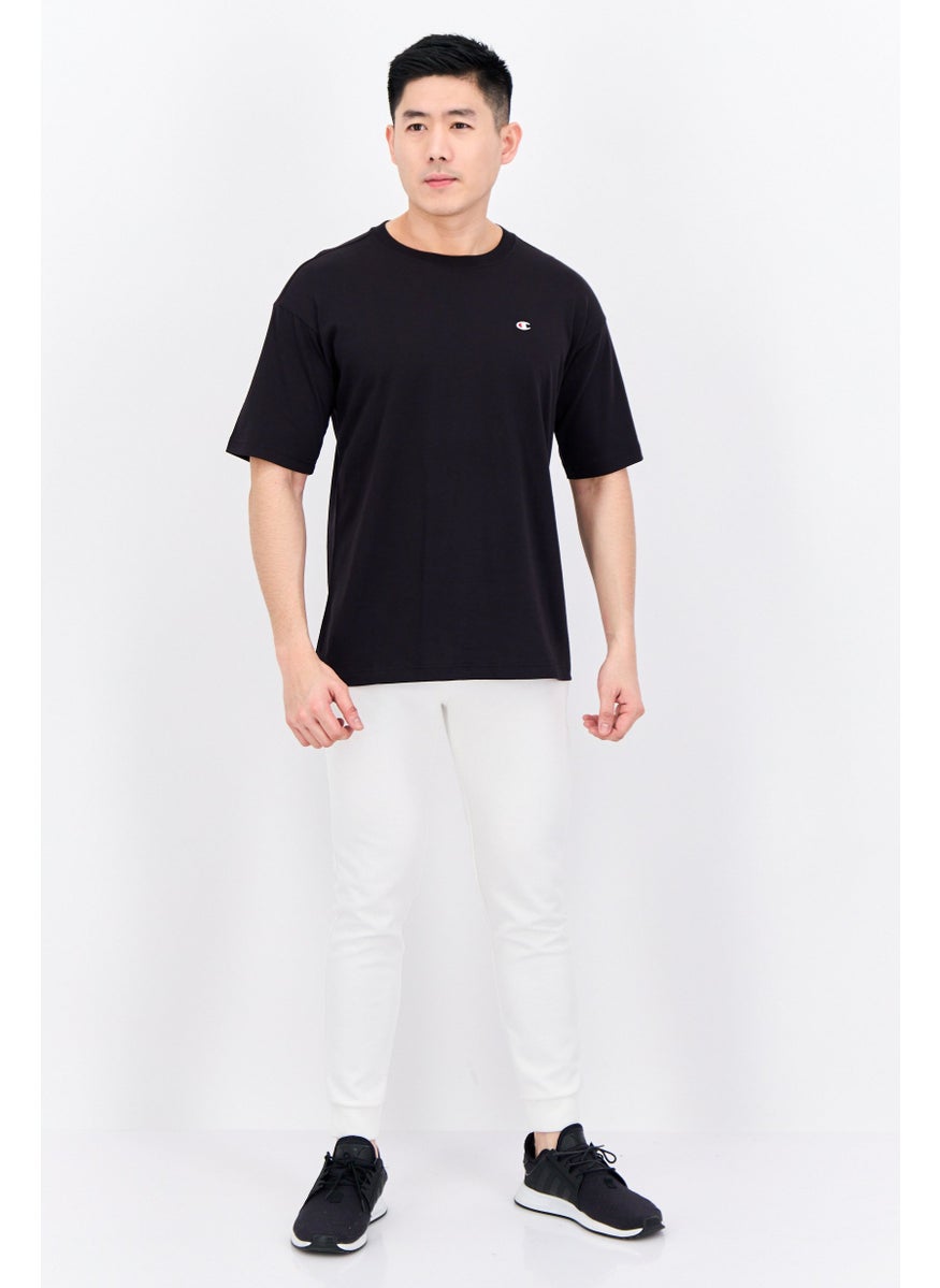Champion Men Sportswear Fit Short Sleeve Outdoor T-Shirt, Black  - Image 4