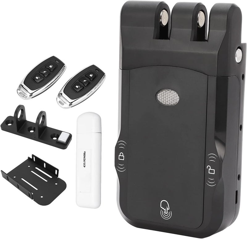 كلاراكو قفل باب إلكتروني بدون مفتاح قفل ذكي قفل إلكتروني غير مرئي بدون مفتاح أمان منزلي جهاز تحكم عن بعد مزلاج - Image 1