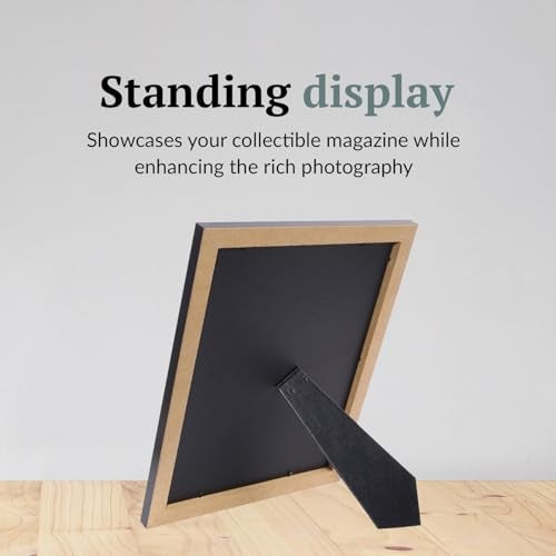 Creative Picture Frames 8" x 10.5" Sports Illustrated Magazine Display Frame, Suitable for 1994-Current Collector's Edition Sports Magazines with Wall Mount & Easel, Black Mat, 1 Count - Image 4