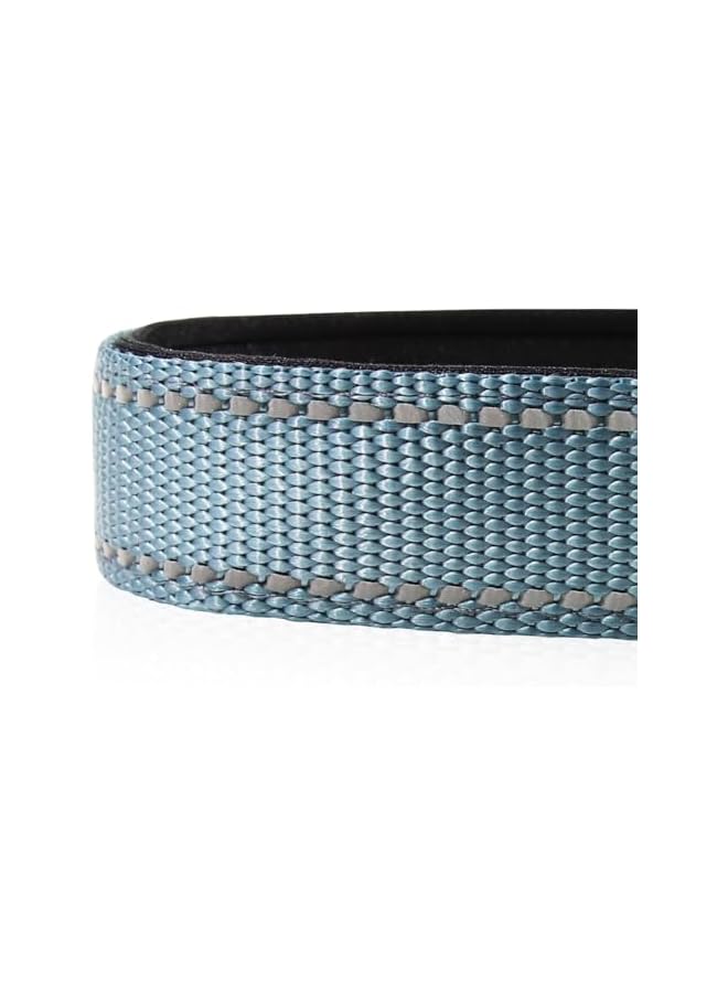 Reflective Dog Collar, Soft Neoprene Padded, Metal D-Ring, Nylon Pet Collar Adjustable for Puppy and Small Dogs, Gray, XS - Image 4