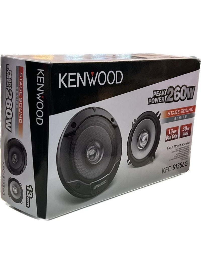 كينوود مجموعة مكبرات صوت كينوود KFC-1356G - Image 1