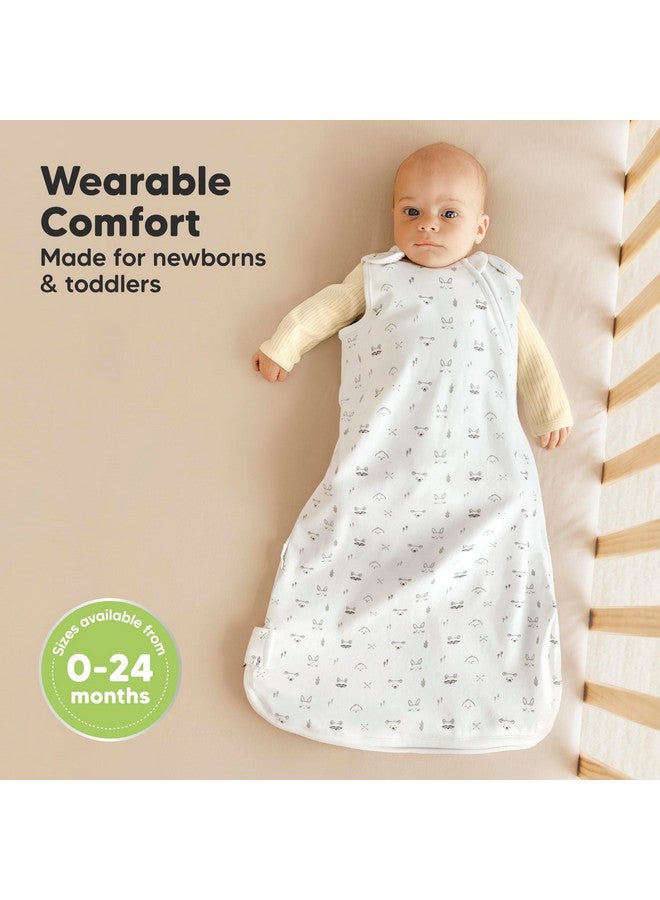 KeaBabies 2-Pack Organic Sleep Sacks, 100% Cotton -Baby Sleeping Sack, Wearable Blanket Baby, Sleep Sack for Babies, Toddler Swaddle Sack, Newborn Baby Sleeping Bag, Sleepsack for Infant Girl,Boy(Nordic, M) - Image 2