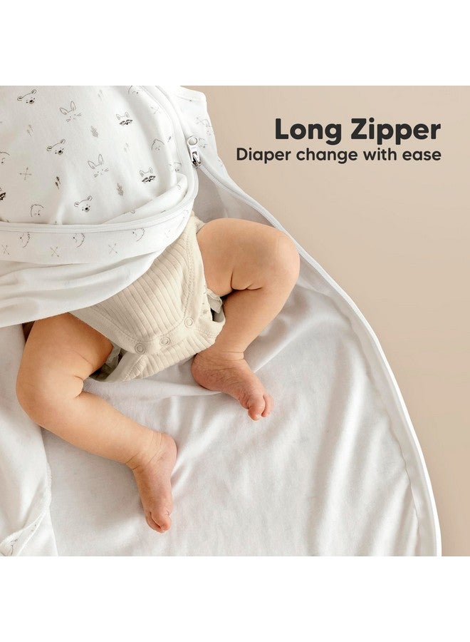 KeaBabies 2-Pack Organic Sleep Sacks, 100% Cotton -Baby Sleeping Sack, Wearable Blanket Baby, Sleep Sack for Babies, Toddler Swaddle Sack, Newborn Baby Sleeping Bag, Sleepsack for Infant Girl,Boy(Nordic, M) - Image 5