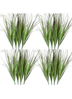 Generic 16PCS Artificial Plants,Artificial Shrubs Wheat Grass Greenery,Artificial Greenery Stems Fake Outdoor Plants for Home Decor,Fake Tall Grass Artificial Grass Plant for Outdoor Indoor Decor  - Image 1