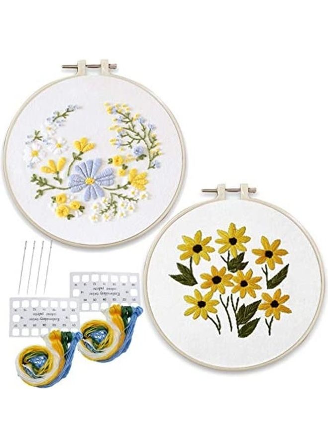 NIBEMINENT 2 Pack Embroidery Starter Kit - Image 1