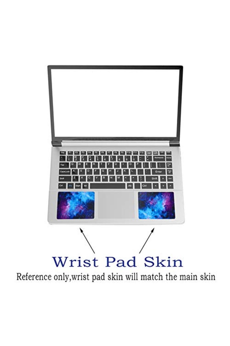 BPA Laptop Skin Sticker Decal,12" 13" 13.3" 14" 15" 15.4" 15.6 inch Laptop Vinyl Skin Sticker Cover Art Protector Notebook PC (Free 2 Wrist Pad Included), Decorative Waterproof Removable, Galaxy - Image 4