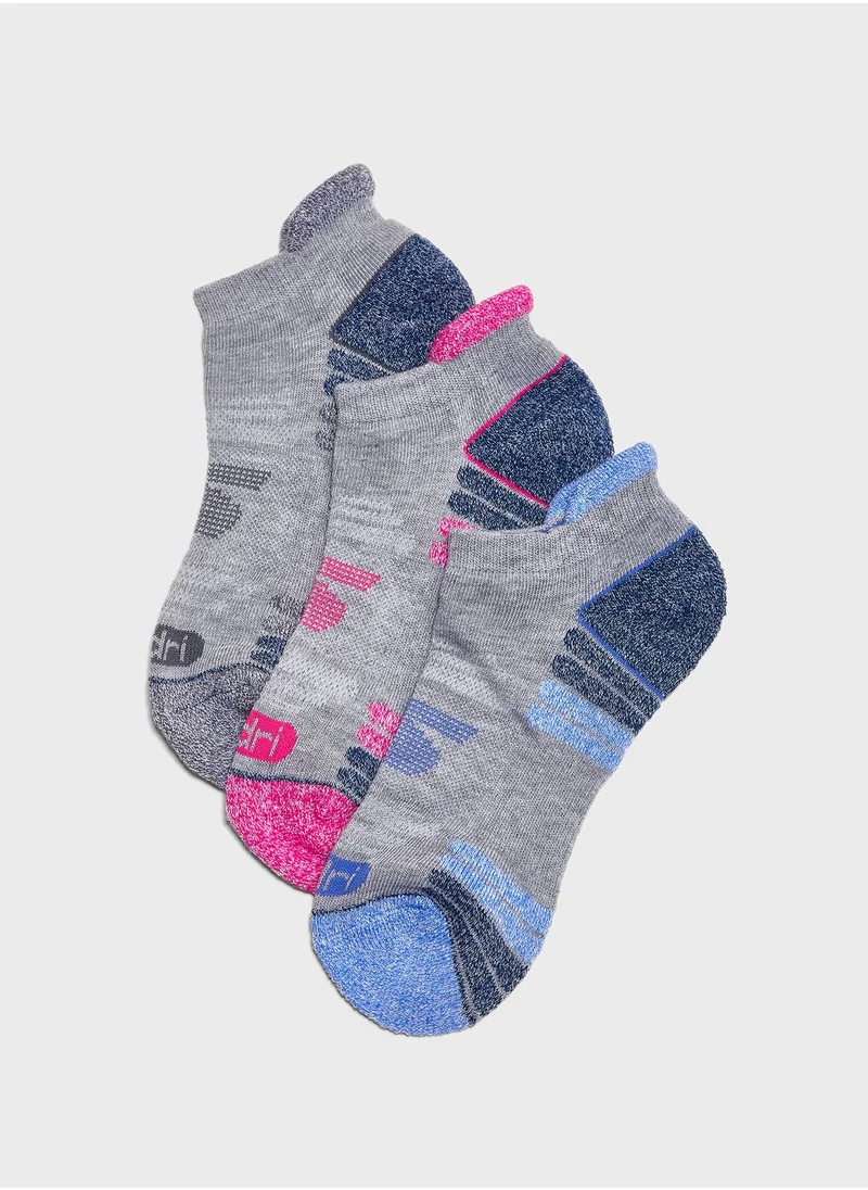 SKECHERS 3 Pack Low Cut Socks