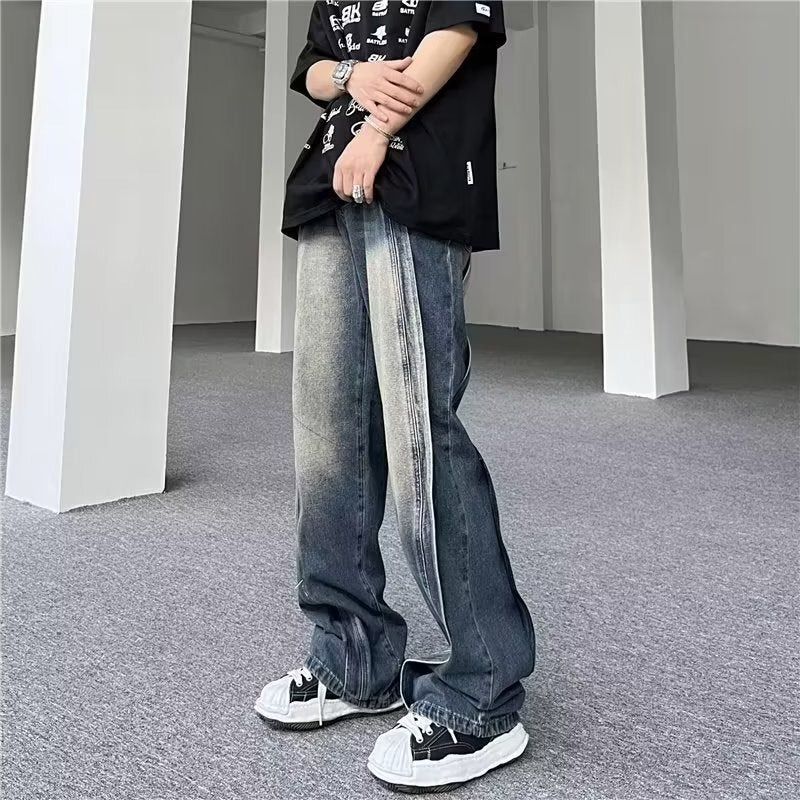 Unisex Casual Daily Denim Jeans - Image 2