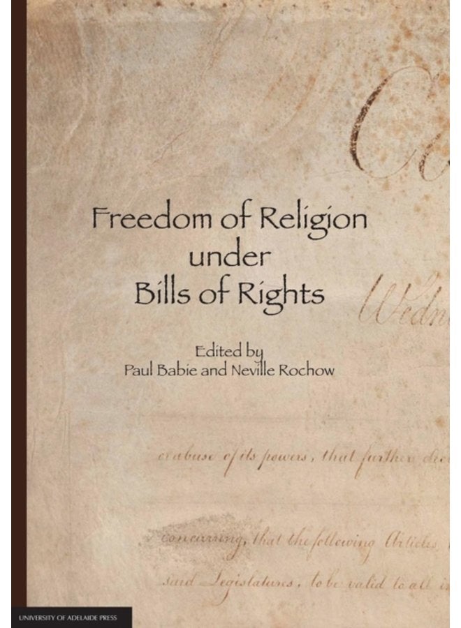 Freedom of Religion Under Bills of Rights - Paperback