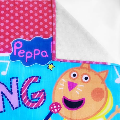 Sassoon Peppa Pig Cotton Kids Bath Towel in 400 GSM- 60 cm x 120 cm (Sing) - Image 3