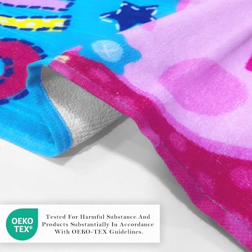 Sassoon Peppa Pig Cotton Kids Bath Towel in 400 GSM- 60 cm x 120 cm (Sing) - Image 4