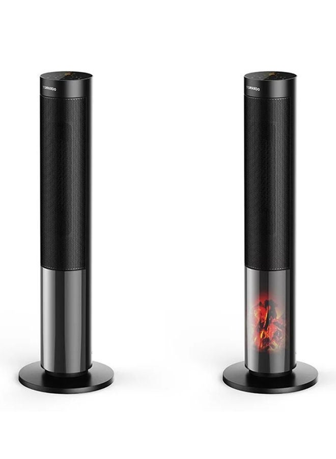 TORNADO Ceramic Heater 16 meter, Remote 2000 W TPH-2000DF Black - Image 3