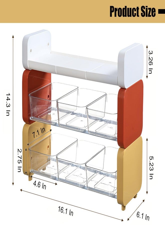 LamChyar Coffee Bar Organizer for Countertop, 3-Tier K-Cup Organizer, Tea Bag Organizer, Coffee Accessories Storage Rack for Coffee Pod Sugar Bags Drinking Straw - Image 2