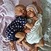 GYCV Lifelike Reborn Baby Dolls Twins Newborn Girls 18 Inch Full Body Silicone Realistic Baby Doll Real Life Baby Dolls Twins Reborn Toy Set w Feeding Accessories Gift Box Xmas Gifts for Kids - Image 4