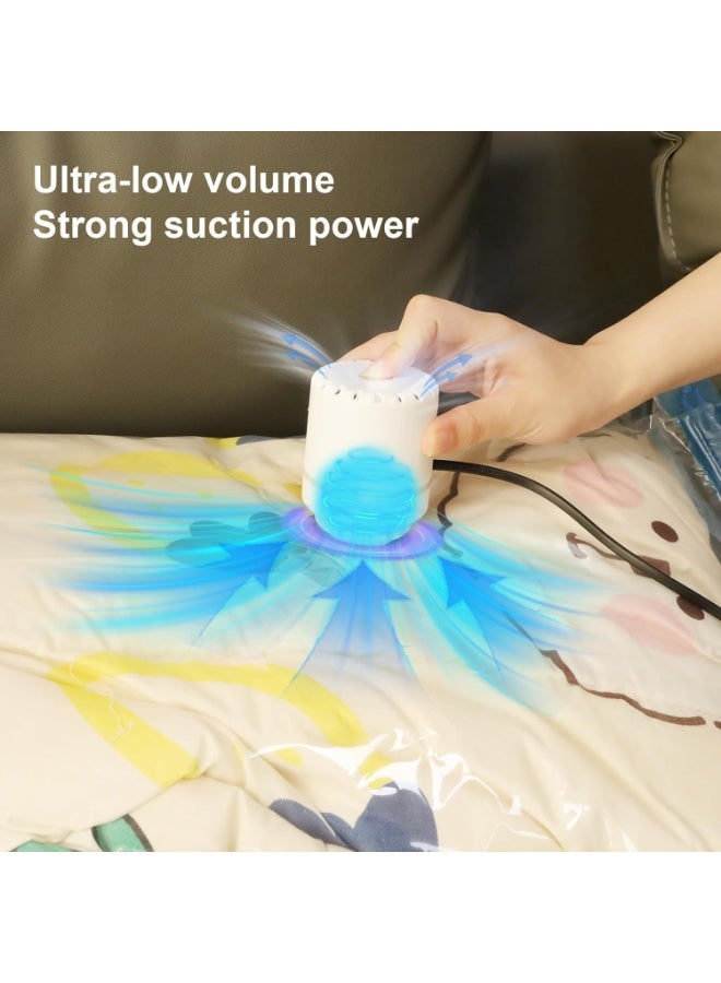 Stanew Vacuum Storage Bag 25 Pcs Large Deluxe Zipper, Reusable Compression Bags Space Saver with Electric Pump and Hand Pump, Vacuum Bag Use for Duvets, Pillows, Blankets, Curtains, Travel, Clothes - Image 3