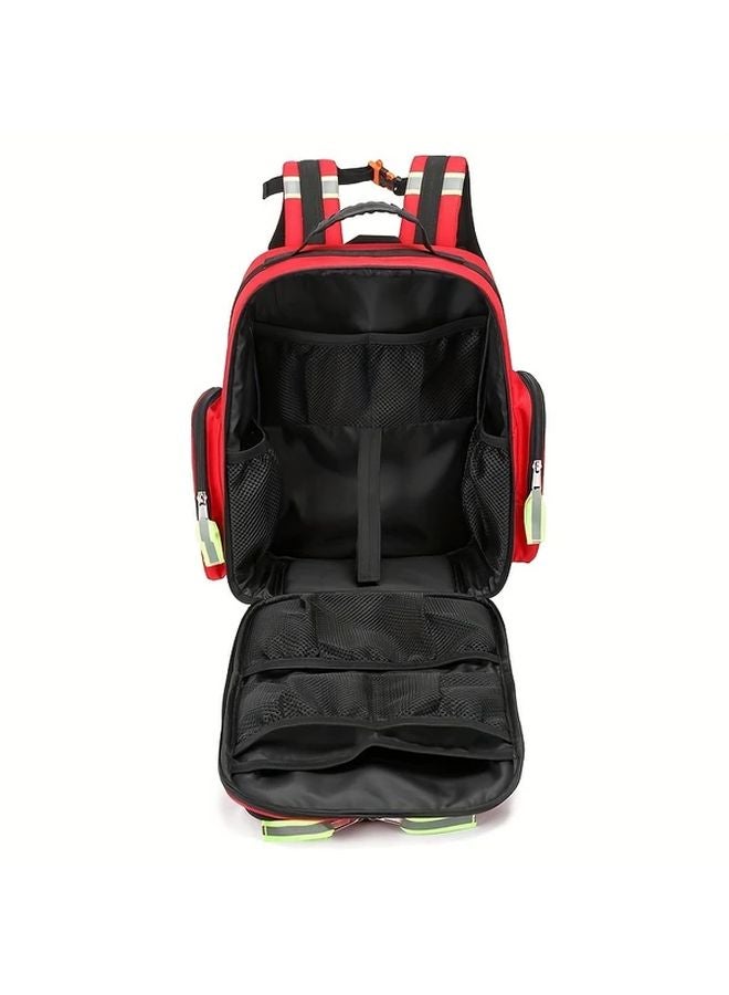 Blue Large Capacity Portable Emergency Rescue First Aid Backpack - Image 3