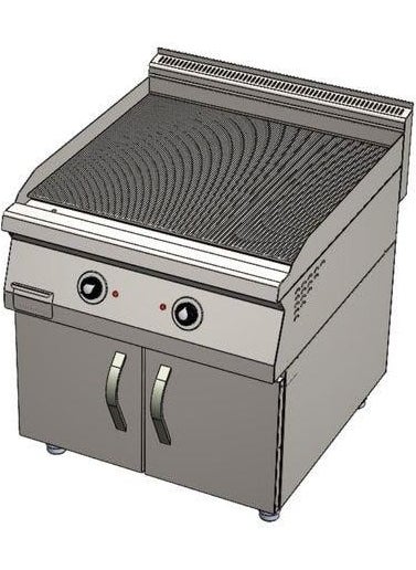 CSA Inox Karacasan Industrial 900 Series Electric Full Channel Grill with Cabinet  - Image 1