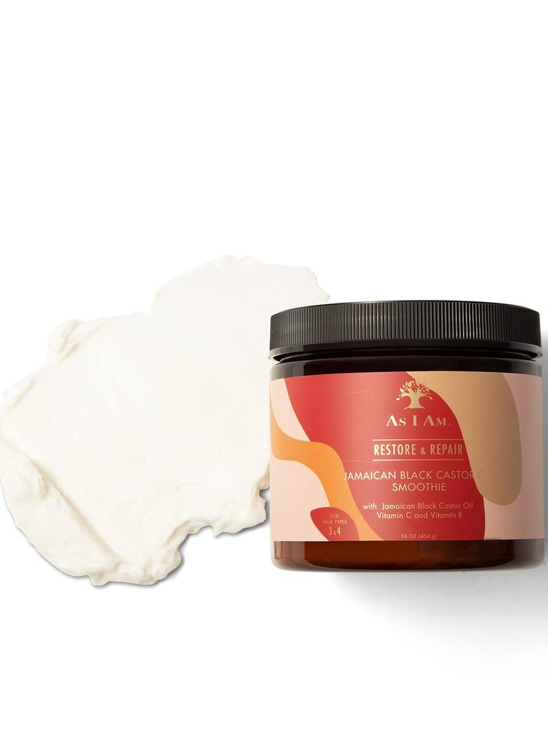 آز أي آم استعادة وإصلاح عصير زيت الخروع الأسود الجامايكي 454 جرام - Image 2