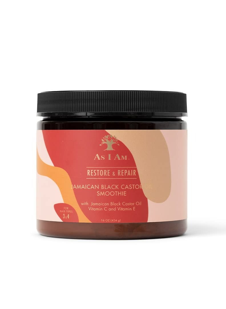 آز أي آم استعادة وإصلاح عصير زيت الخروع الأسود الجامايكي 454 جرام - Image 1