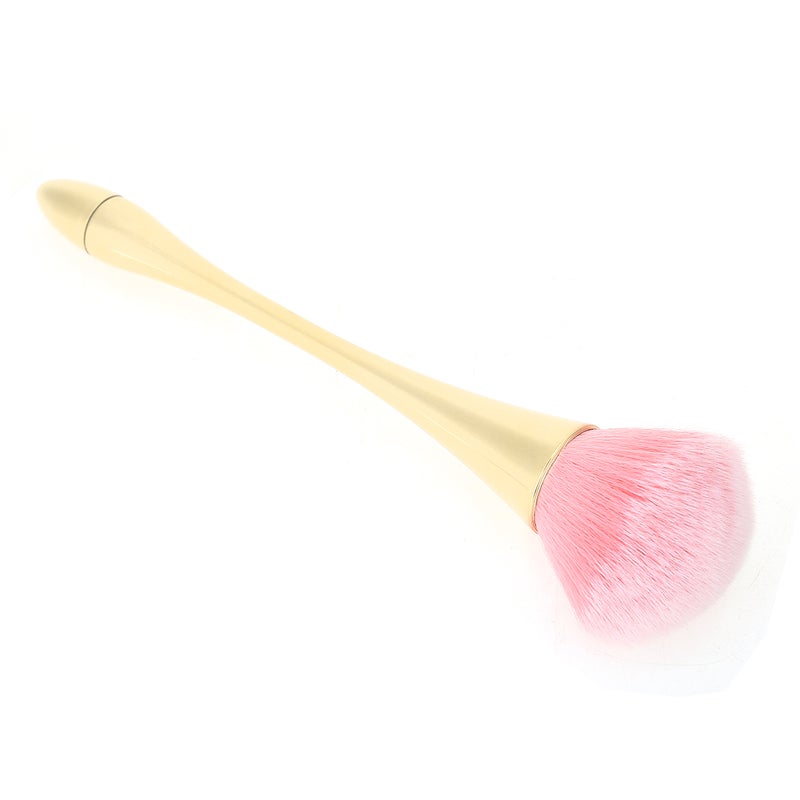 Nail Dust Brush Powder Dust Remover Nail Art Manicure Tool Large Size Gold - Image 3