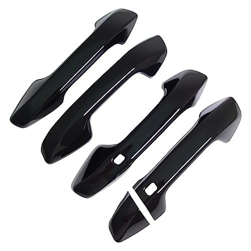 AOKIO Compatible with 2021 2022 2023 2024 2025 Kia Seltos Accessories Door Handle Cover Trim (Glossy Black) - Image 2