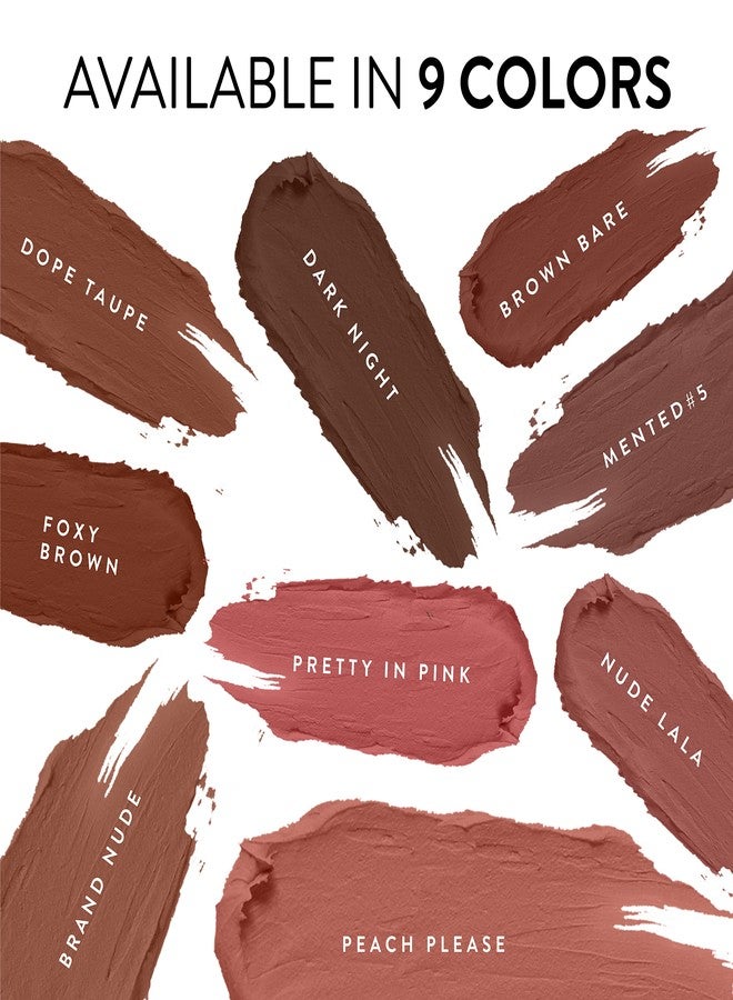 Mented Cosmetics Nude Lipstick for Women, Semi-Matte Long-Lasting Lip Stick, Moisturizing Vegan, Paraben & Cruelty-Free, Enhances All Complexions, Perfect for Everyday Makeup, Foxy Brown - Image 5
